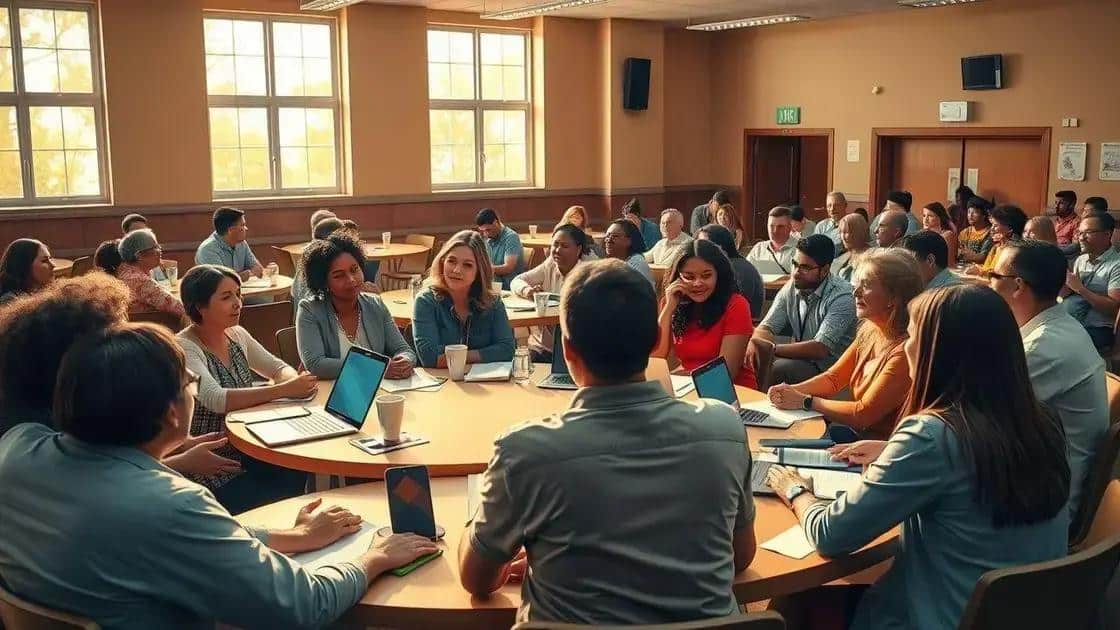 Community involvement in supporting educators