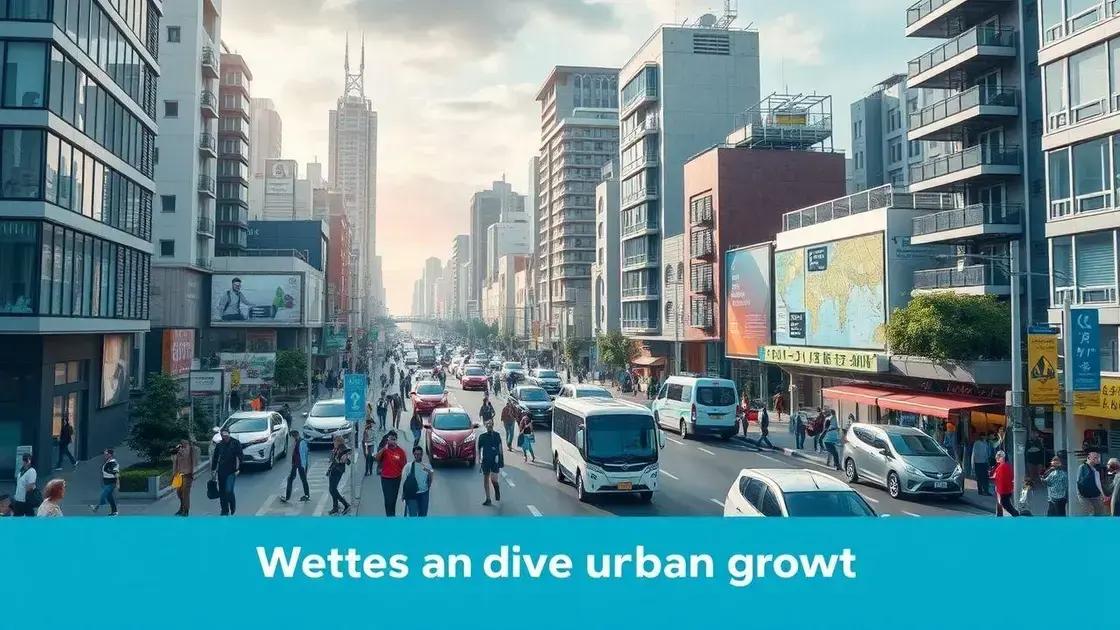 Key factors driving urban growth
