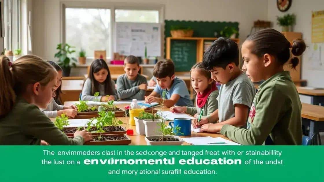 Sustainability in school curricula