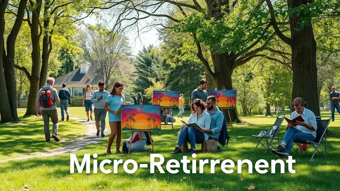 Benefits of micro-retirement for employees Benefits of micro-retirement for employees