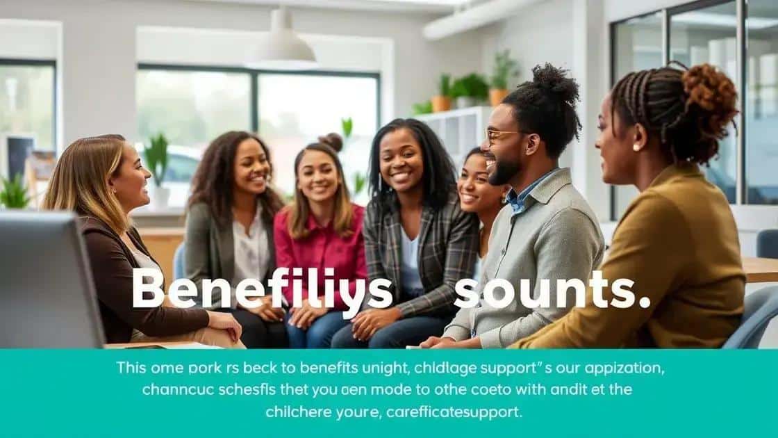 Benefits of offering childcare support Benefits of offering childcare support