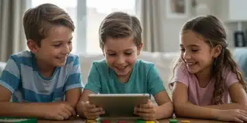 Happy family claiming child tax credit benefits