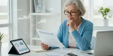 Senior woman reviewing 2025 Medicare policy changes documents