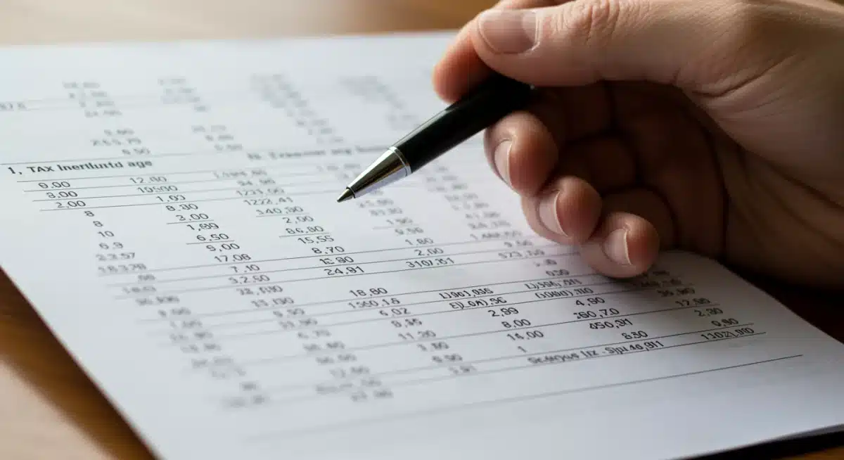 Close-up of legal document detailing tax code changes for estate planning