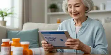 Medicare Part D Changes: Reduce Prescription Costs Senior woman reviewing Medicare Part D changes for prescription savings