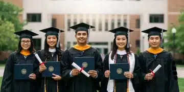 Future-Proof Your Career: Essential Skills for US Graduates Diverse US graduates ready for future job market