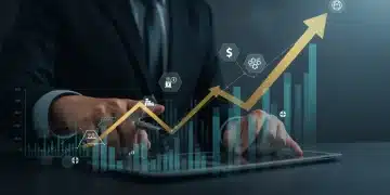 Diverse investment opportunities with upward trending graphs and sector icons