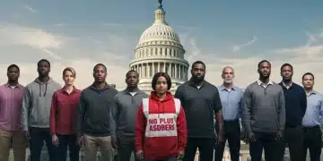 Navigating New Federal Benefits Programs: Your Essential Guide to Enhanced Support Diverse Americans benefiting from federal programs with Capitol in background