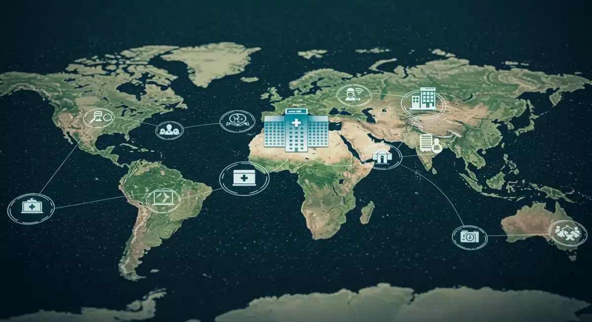 Integrated healthcare network with hospitals, clinics, and telehealth