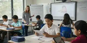 K-12 Education Trends: What's Shaping US Schools Students learning in a modern, technology-rich K-12 classroom.