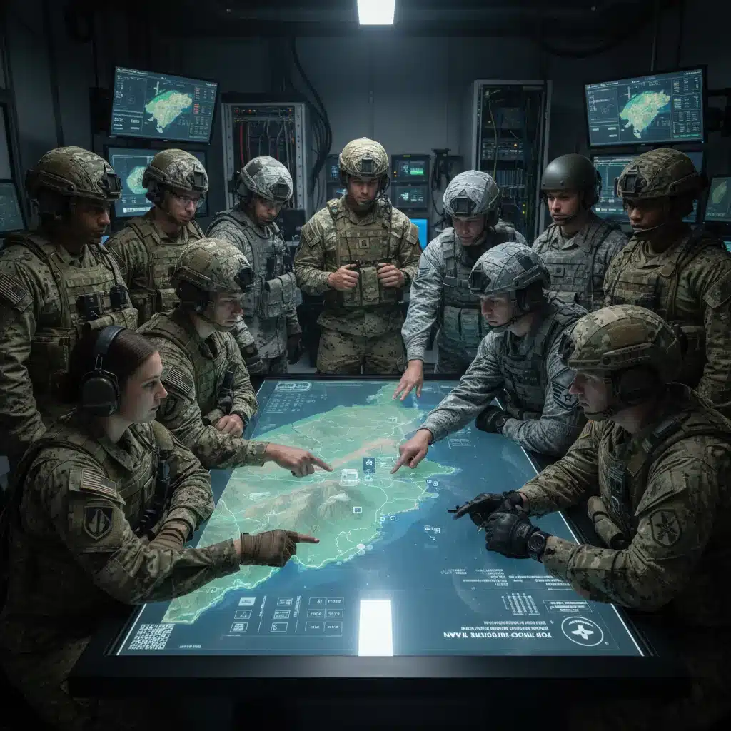 Joint forces planning during large-scale military exercise