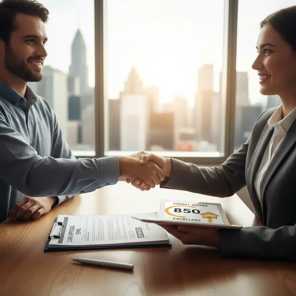 Successful loan approval with excellent credit score