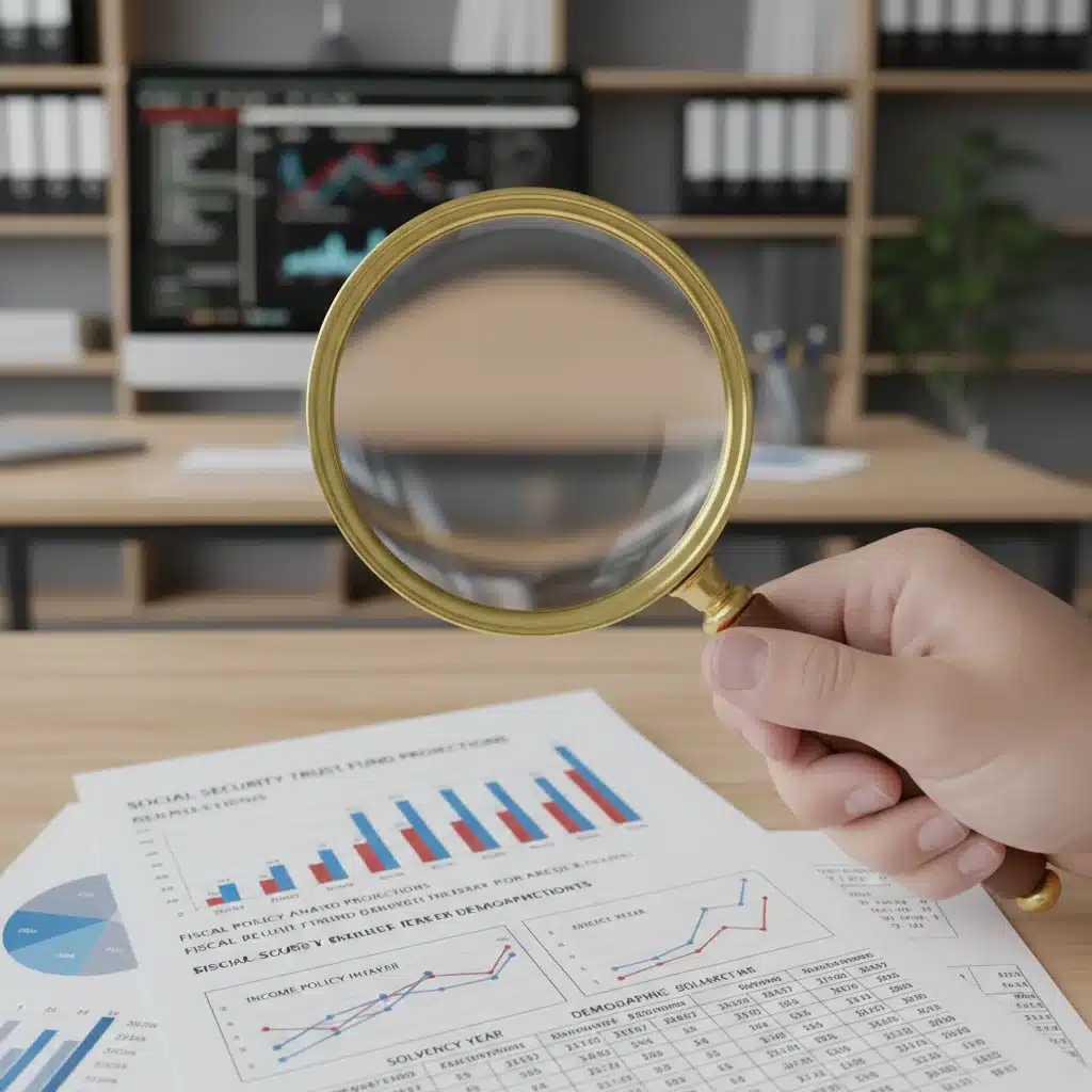 Analyzing Social Security trust fund projections and financial reports