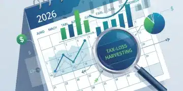 Tax-Loss Harvesting 2026: Optimize Your Investment Portfolio Financial calendar 2026 with tax-loss harvesting strategy