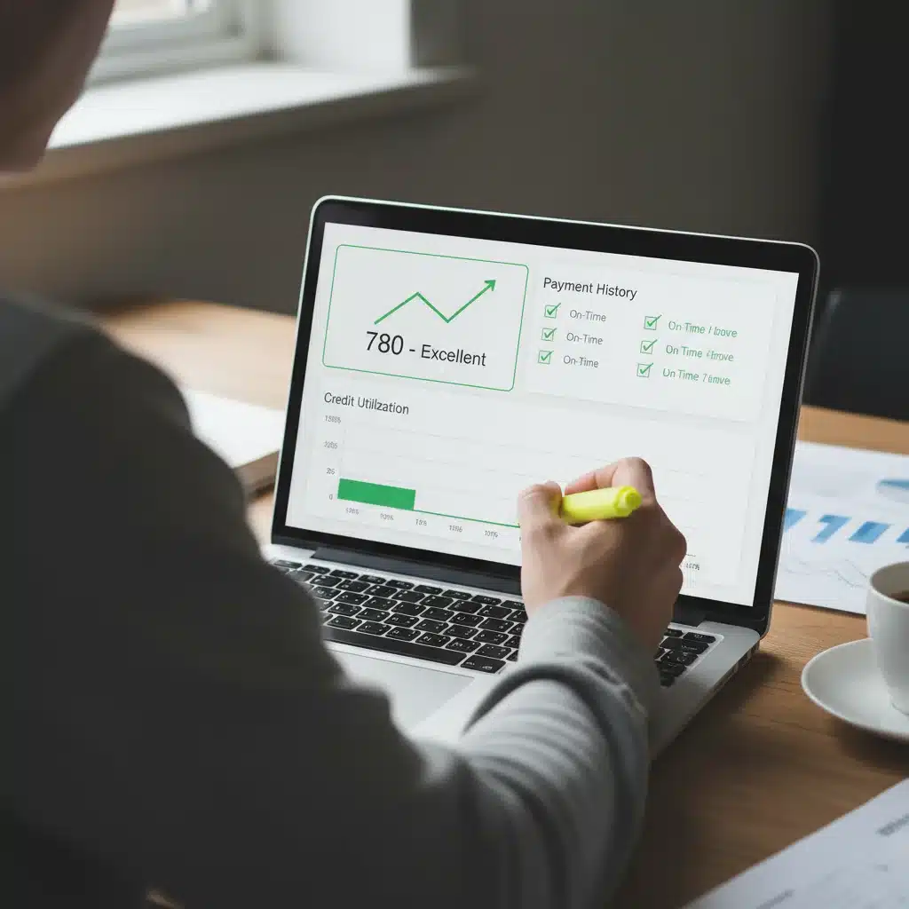 Reviewing credit report for better financial health