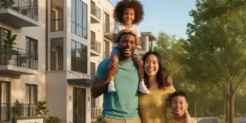 Unlocking Federal Housing Assistance: A Step-by-Step Guide to Applying for Section 8 in 2026 Happy family in front of apartment building, representing secure housing