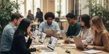 Professionals learning on top online learning platforms for career development