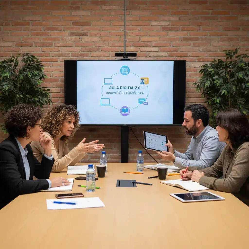 Spanish teachers in professional development workshop