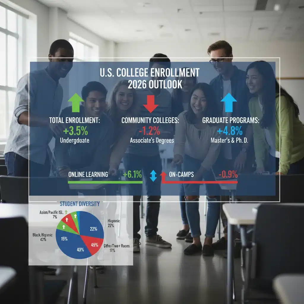 U.S. College Enrollment Trends 2026: What the Data Reveals