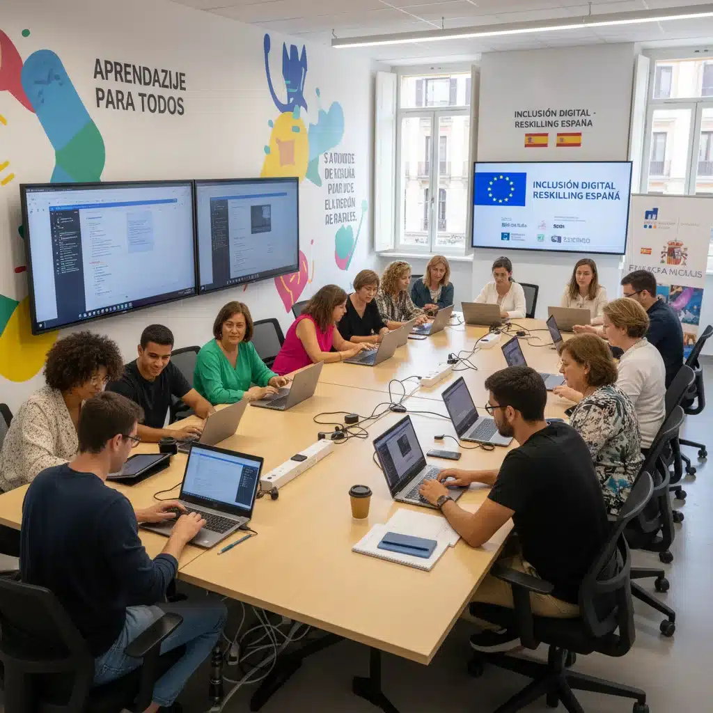 Formación digital inclusión social España